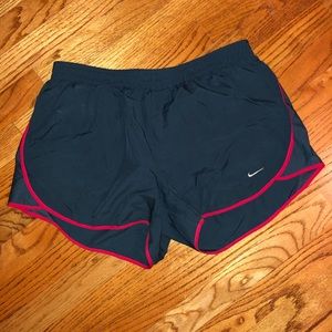 Nike tempo shorts charcoal gray